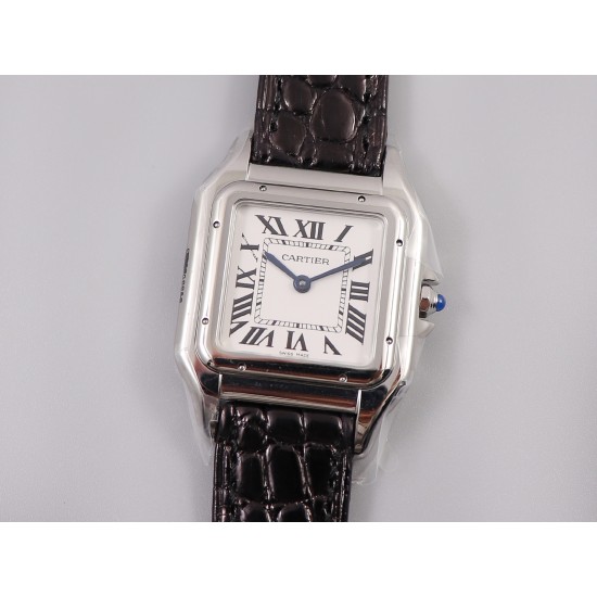 Cartier-Panthere Secrete De Ladies 27mm SS/LE White 8848F Swiss Qtz