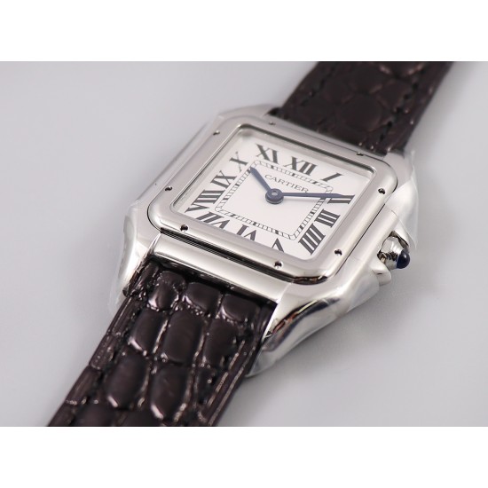 Cartier-Panthere Secrete De Ladies 27mm SS/LE White 8848F Swiss Qtz