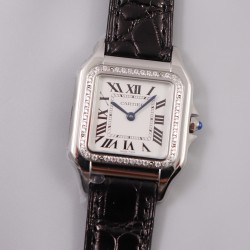 Cartier-Panthere Secrete De Ladies 27mm Dia SS/LE White Dial 8848F Swiss Qtz