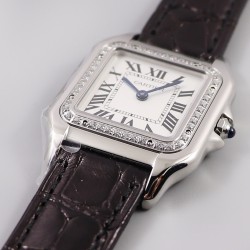 Cartier-Panthere Secrete De Ladies 27mm Dia SS/LE White Dial 8848F Swiss Qtz