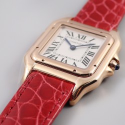 Cartier-Panthere Secrete De Ladies 27mm RG/LE White Dial 8848F Swiss Qtz