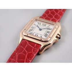 Cartier-Panthere Secrete De Ladies 27mm RG/LE White Dial 8848F Swiss Qtz