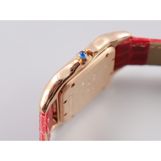 Cartier-Panthere Secrete De Ladies 27mm RG/LE White Dial 8848F Swiss Qtz