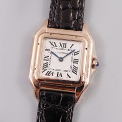 Cartier-Panthere Secrete De Ladies 27mm RG/LE White Dial 8848F Swiss Qtz