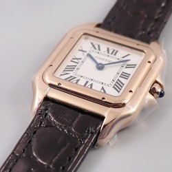 Cartier-Panthere Secrete De Ladies 27mm RG/LE White Dial 8848F Swiss Qtz