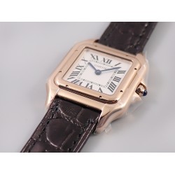 Cartier-Panthere Secrete De Ladies 27mm RG/LE White Dial 8848F Swiss Qtz