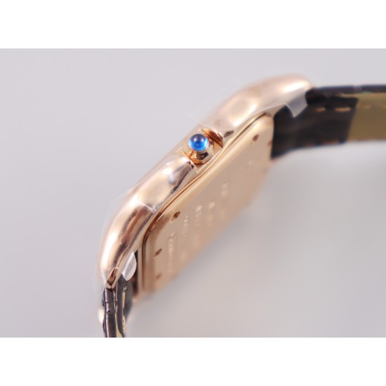 Cartier-Panthere Secrete De Ladies 27mm RG/LE White Dial 8848F Swiss Qtz