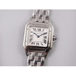 Cartier-Panthere Secrete De Ladies 27mm SS/SS White 8848F Swiss Qtz