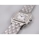 Cartier-Panthere Secrete De Ladies 27mm SS/SS White 8848F Swiss Qtz
