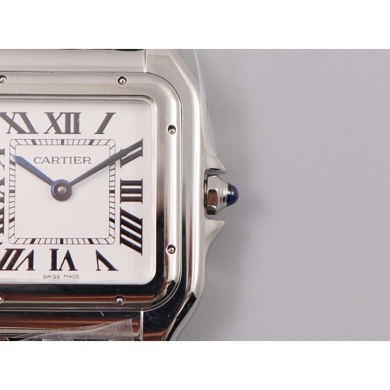 Cartier-Panthere Secrete De Ladies 27mm SS/SS White 8848F Swiss Qtz