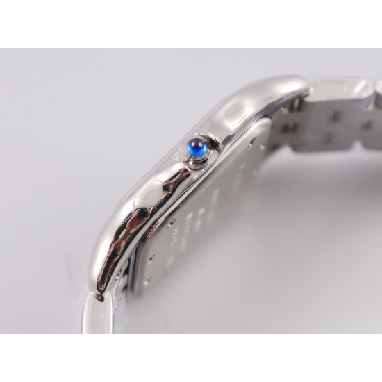 Cartier-Panthere Secrete De Ladies 27mm Dia SS/SS White Dial 8848F Swiss Qtz