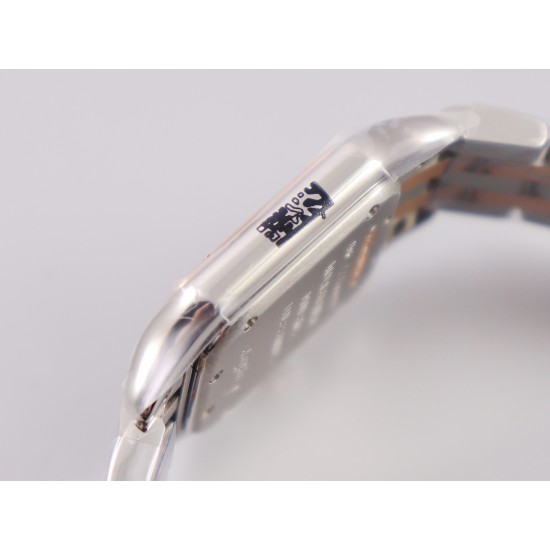 Cartier-Panthere Secrete De Ladies 27mm RG/SS White Dial 8848F Swiss Qtz