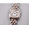 Cartier-Panthere Secrete De Ladies 27mm Dia RG/SS White Dial 8848F Swiss Qtz