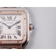 Cartier-Panthere Secrete De Ladies 27mm Dia RG/SS White Dial 8848F Swiss Qtz