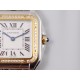 Cartier-Panthere Secrete De Ladies 27mm Dia YG/SS White Dial 8848F Swiss Qtz
