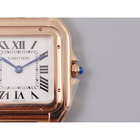 Cartier-Panthere Secrete De Ladies 27mm RG/RG White Dial 8848F Swiss Qtz