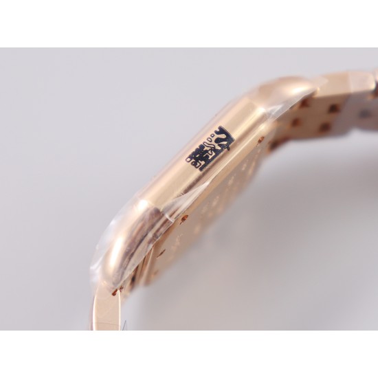 Cartier-Panthere Secrete De Ladies 27mm RG/RG White Dial 8848F Swiss Qtz