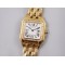 Cartier-Panthere Secrete De Ladies 27mm Dia YG/YG White Dial 8848F Swiss Qtz