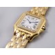 Cartier-Panthere Secrete De Ladies 27mm Dia YG/YG White Dial 8848F Swiss Qtz