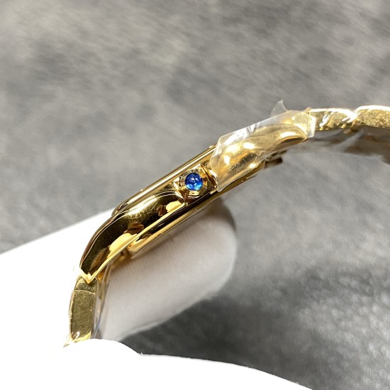 Cartier-Panthere Secrete De Ladies 27mm YG/YG White AF Quartz