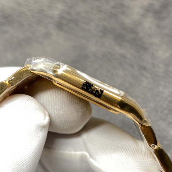 Cartier-Panthere Secrete De Ladies 27mm YG/YG White AF Quartz