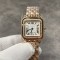 Cartier-Panthere Secrete De Ladies Small 22mm Dia RG/RG White AF Quartz