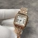 Cartier-Panthere Secrete De Ladies Small 22mm Dia RG/RG White AF Quartz