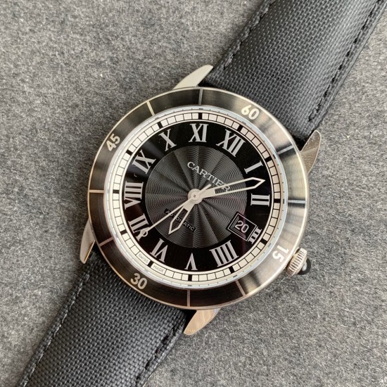 Cartier-Ronde de Cartier 42mm SS/LE Black Dial/RMN GPF A2824