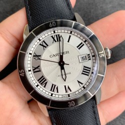Cartier-Ronde de Cartier 42mm SS/LE White Dial/RMN GPF A2824