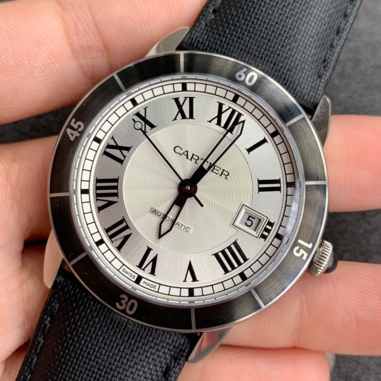 Cartier-Ronde de Cartier 42mm SS/LE White Dial/RMN GPF A2824