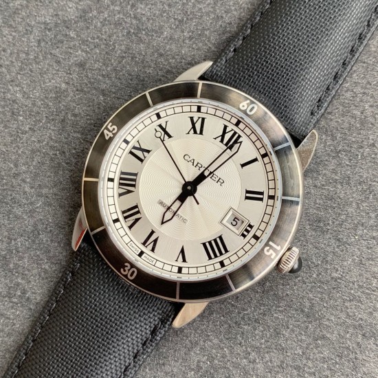 Cartier-Ronde de Cartier 42mm SS/LE White Dial/RMN GPF A2824