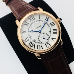 Cartier-Ronde Louis 40mm RG/LE White Dial RMN EGF 1904-PS