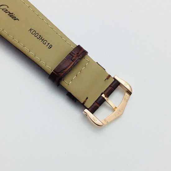 Cartier-Ronde Louis 40mm RG/LE White Dial RMN EGF 1904-PS