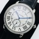 Cartier-Ronde Louis 40mm Diamonds SS/LE White Dial RMN EGF 1904-PS