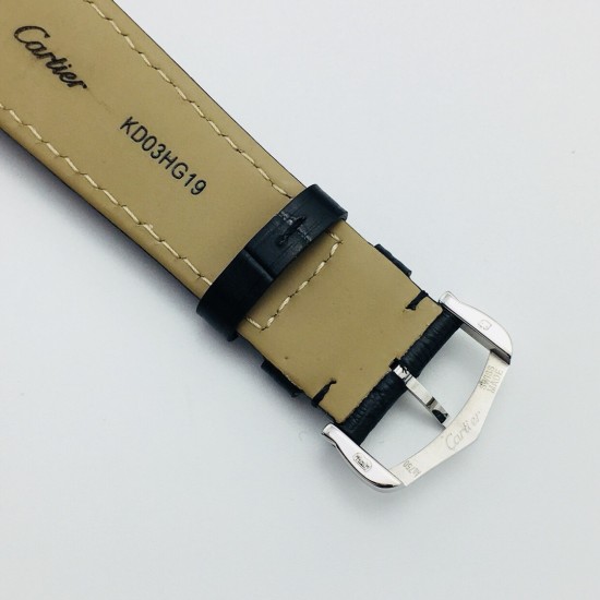 Cartier-Ronde Louis 40mm Diamonds SS/LE White Dial RMN EGF 1904-PS