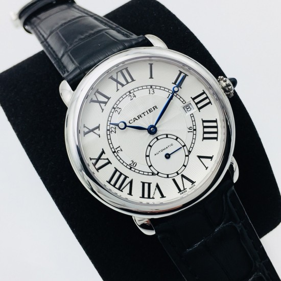 Cartier-Ronde Louis 40mm SS/LE White Dial RMN EGF 1904-PS