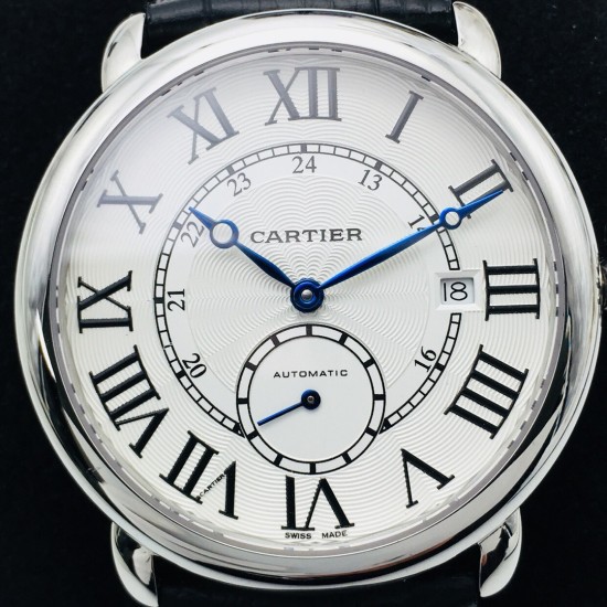 Cartier-Ronde Louis 40mm SS/LE White Dial RMN EGF 1904-PS