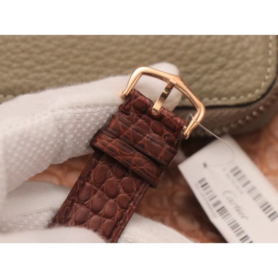 Cartier-Ronde Solo Date 42mm RG/LE White Dial A8F MY9015