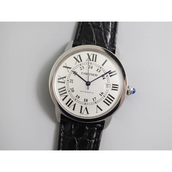 Cartier-Ronde Solo Date 42mm SS/LE White Dial TWF MY9015