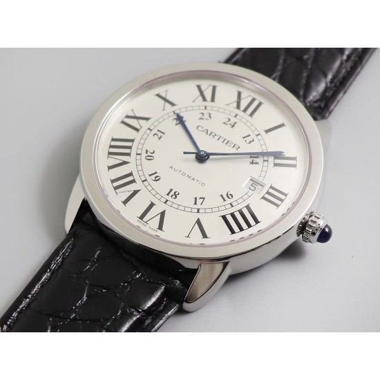 Cartier-Ronde Solo Date 42mm SS/LE White Dial TWF MY9015