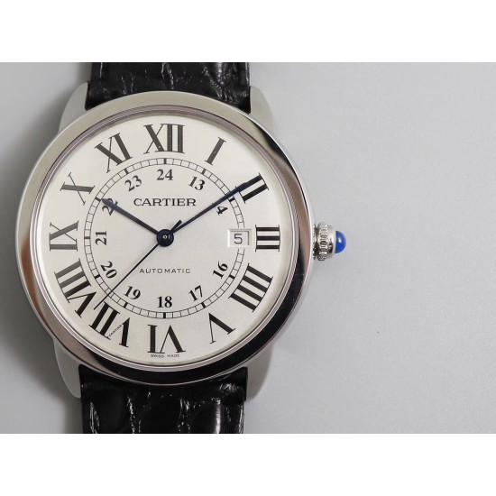 Cartier-Ronde Solo Date 42mm SS/LE White Dial TWF MY9015