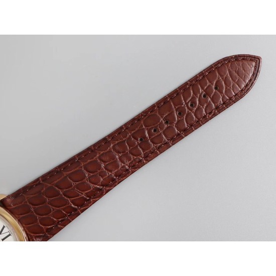 Cartier-Ronde Solo Date 42mm RG/LE White Dial TWF MY9015