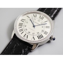 Cartier-Ronde Solo Date 42mm Diam SS/LE White Dial TWF MY9015