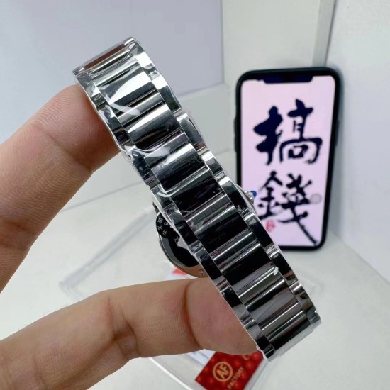 Cartier-Ronde Must 29mm SS/SS White Dial AF Quartz