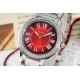 Cartier-Ronde Must 29mm Diam SS/SS Red Dial AF Quartz