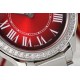 Cartier-Ronde Must 29mm Diam SS/SS Red Dial AF Quartz