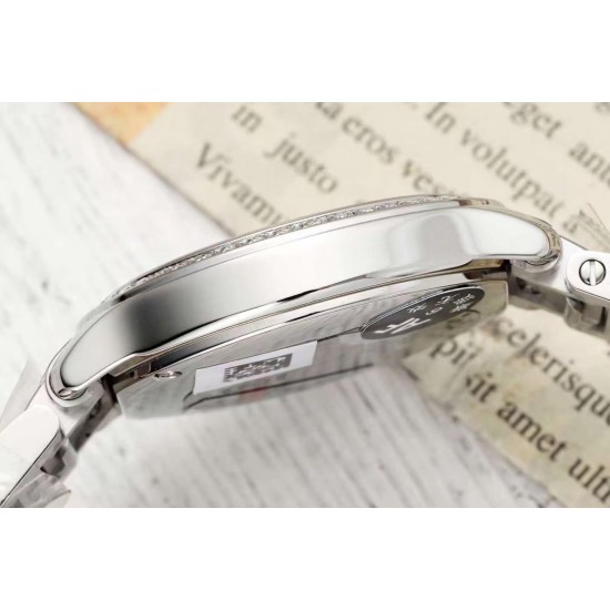 Cartier-Ronde Must 29mm Diam SS/SS Red Dial AF Quartz