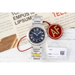 Cartier-Ronde Must 29mm SS/SS Blue Dial AF Quartz