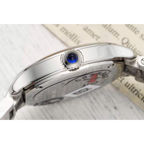 Cartier-Ronde Must 29mm SS/SS Blue Dial AF Quartz