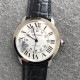 Cartier-Ronde Solo Date 42mm Togo SS/LE White Dial AF MY9015